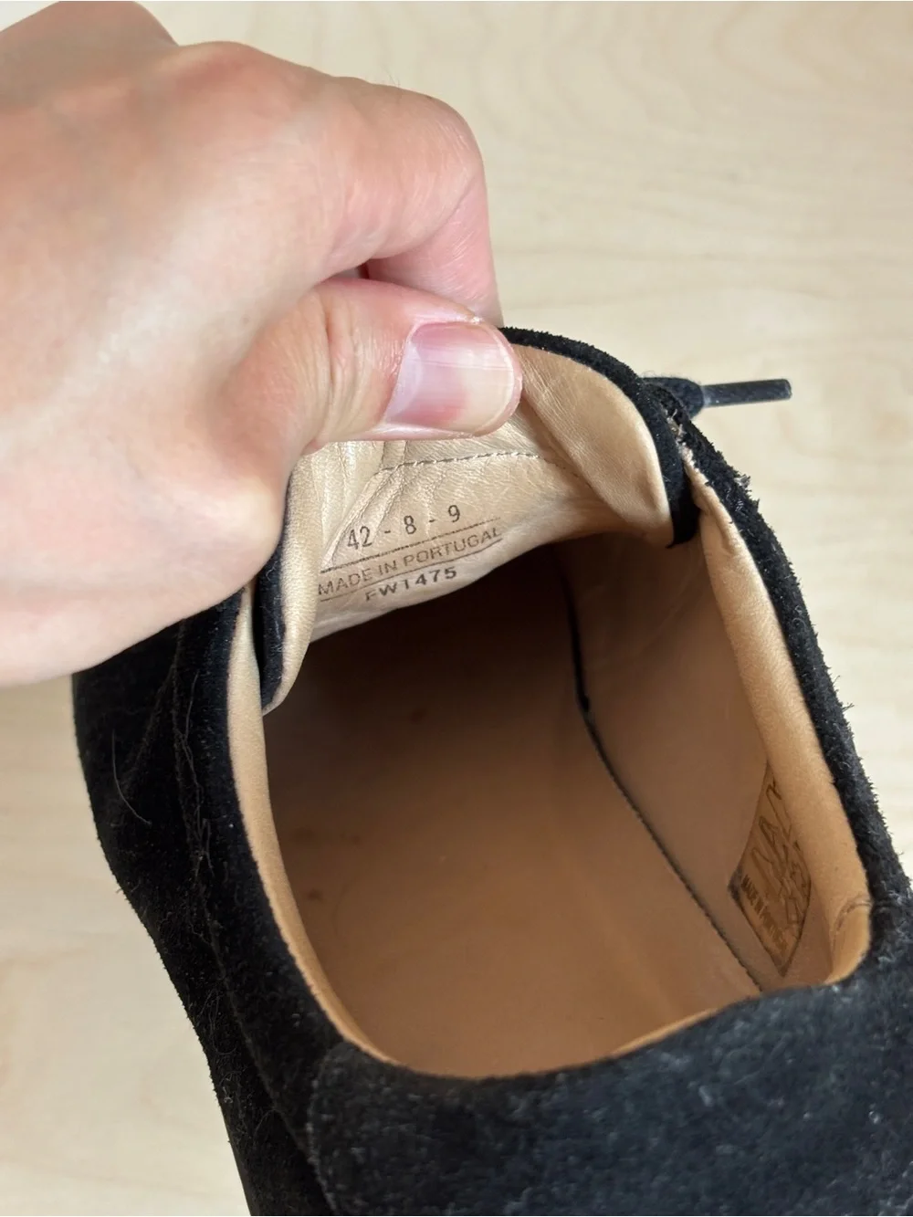 Suitsupply Black Suede Sneakers US 9